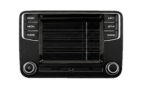Volkswagen Composition Media unit with a flickering display