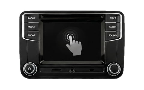 Volkswagen Composition Media unit with an unresponsive touchscreen